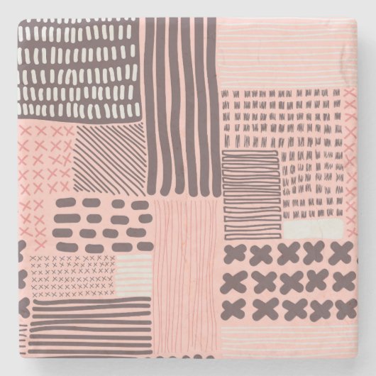 Modern abstract: naadloze textuur. stenen onderzetter (Voorkant)