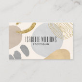 Modern Abstract neutraal Visitekaartje (Voorkant)