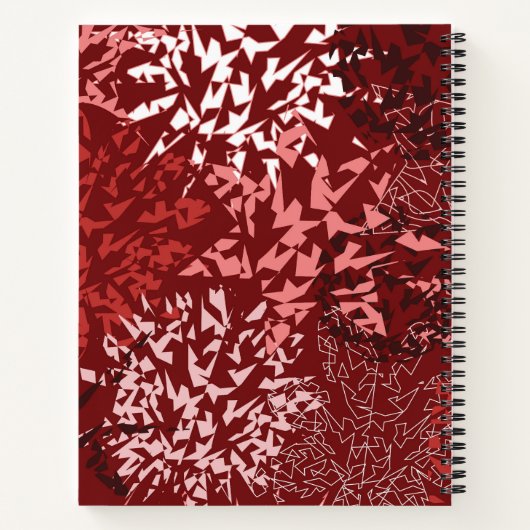 Modern Abstract Notitieboek (Achterkant)