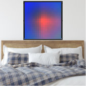 Modern abstract ontwerp canvas afdruk (Insitu (Slaapkamer))