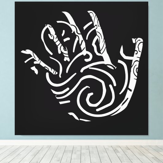 modern abstract ontwerp canvas afdruk (Insitu (Houten vloer))