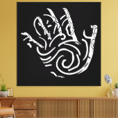 modern abstract ontwerp canvas afdruk (Insitu (Woonkamer))