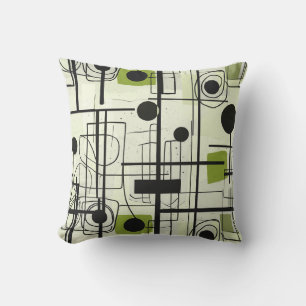 Modern abstract ontwerp, dynamische lijnen Sierkus Buitenkussen