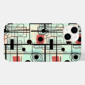 Modern abstract ontwerp, dynamische lijnen Sierkus Case-Mate iPhone Case (Achterkant (horizontaal))