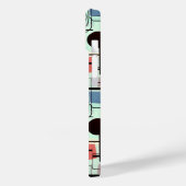Modern abstract ontwerp, dynamische lijnen Sierkus Case-Mate iPhone Case (Achterkant / Links)