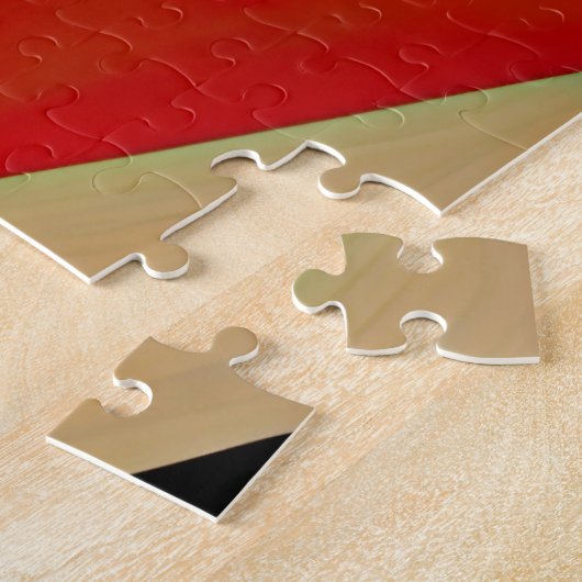 Modern abstract ontwerp Futurisme Legpuzzel (Zijkant)