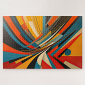 Modern abstract ontwerp Futurisme Legpuzzel (Horizontaal)