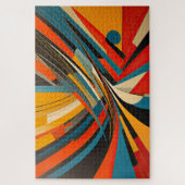 Modern abstract ontwerp Futurisme Legpuzzel (Verticaal)