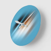 Modern abstract ontwerp ronde klok (Hoek)