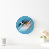 Modern abstract ontwerp ronde klok (Huis)