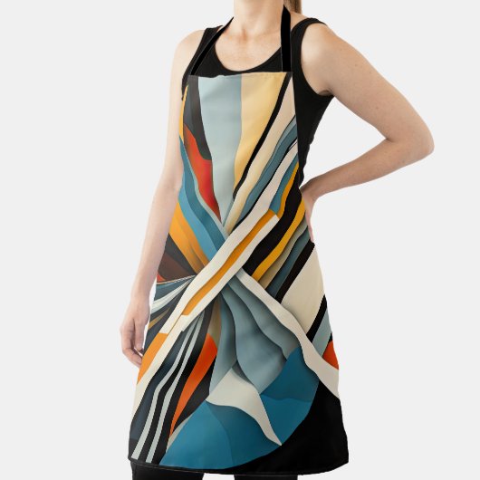 Modern abstract ontwerp schort (Insitu)