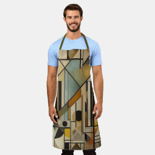 Modern abstract ontwerp schort