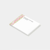 Modern abstract ontwerp van het bureau van post-it® notes (Schuin)