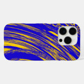 Modern Abstract ontwerp van het marmerpatroon Case-Mate iPhone Case (Achterkant (horizontaal))