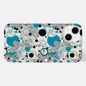 Modern abstract ontwerp, vloeiende lijnen Sierkuss Case-Mate iPhone Case (Achterkant (horizontaal))