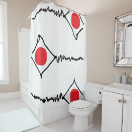 Modern Abstract ontworpen douchegordijn