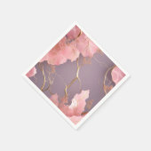 Modern Abstract op roze marmer Servet (Hoek)