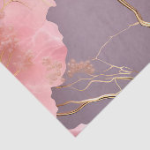 Modern Abstract op roze marmer Tissuepapier (Detail)