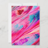 Modern Abstract | Oproep van de GraduPartij Kaart (Achterkant)