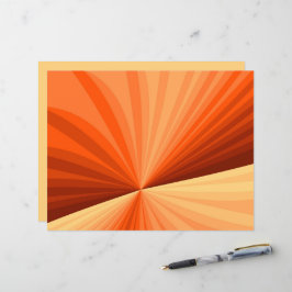 Modern Abstract Oranje Rood Vanilla Grafisch Fract