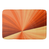 Modern Abstract Oranje Rood Vanilla Grafisch Fract Badmat (Voorkant)