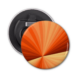 Modern Abstract Oranje Rood Vanilla Grafisch Fract Button Flesopener