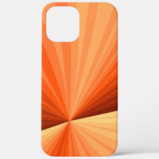 Modern Abstract Oranje Rood Vanilla Grafisch Fract Case-Mate iPhone Case (Achterkant)