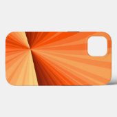 Modern Abstract Oranje Rood Vanilla Grafisch Fract Case-Mate iPhone Case (Achterkant (horizontaal))