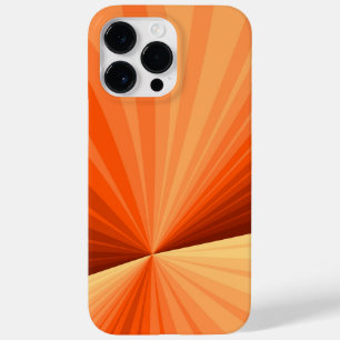 Modern Abstract Oranje Rood Vanilla Grafisch Fract Case-Mate iPhone 14 Pro Max Hoesje