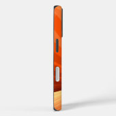 Modern Abstract Oranje Rood Vanilla Grafisch Fract Case-Mate iPhone Case (Achterkant / Rechts)