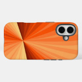 Modern Abstract Oranje Rood Vanilla Grafisch Fract Case-Mate iPhone Case (Achterkant (horizontaal))