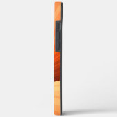 Modern Abstract Oranje Rood Vanilla Grafisch Fract Case-Mate iPhone Case (Achterkant / Links)