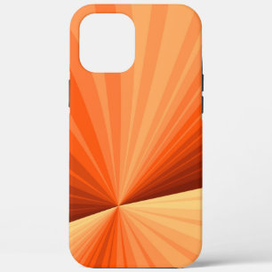 Modern Abstract Oranje Rood Vanilla Grafisch Fract Case-Mate iPhone Case