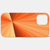 Modern Abstract Oranje Rood Vanilla Grafisch Fract Case-Mate iPhone Case (Achterkant (horizontaal))