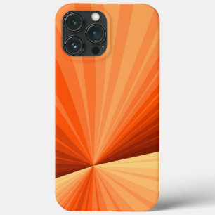 Modern Abstract Oranje Rood Vanilla Grafisch Fract Case-Mate iPhone Case