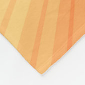 Modern Abstract Oranje Rood Vanilla Grafisch Fract Fleece Deken (Hoek)