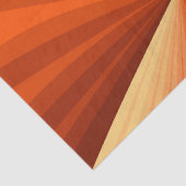 Modern Abstract Oranje Rood Vanilla Grafisch Fract Tissuepapier (Detail)