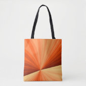 Modern Abstract Oranje Rood Vanilla Grafisch Fract Tote Bag (Voorkant)