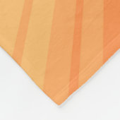 Modern Abstract Oranje Rood Vanille Grafisch Fract Fleece Deken (Hoek)