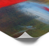 Modern Abstract origineel schilderend tekenafdrukk Poster (Hoek)