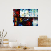 Modern Abstract origineel schilderend tekenafdrukk Poster (Keuken)