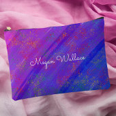 Modern Abstract Paars patroon Etui