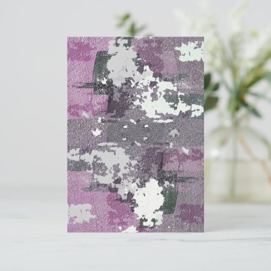 Modern Abstract Paint Blank Wenskaart (Staand voorkant)