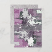 Modern Abstract Paint Blank Wenskaart (Voorkant / Achterkant)