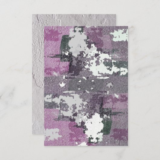 Modern Abstract Paint Blank Wenskaart (Voorkant / Achterkant)