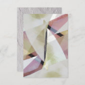 Modern Abstract Paint Blank Wenskaart (Voorkant / Achterkant)