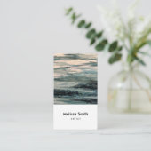 Modern Abstract Painting Artist Business Visitekaartje (Staand voorkant)