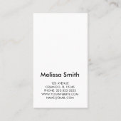 Modern Abstract Painting Artist Business Visitekaartje (Achterkant)