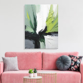 Modern Abstract Painting Canvas Print (Insitu (Woonkamer))