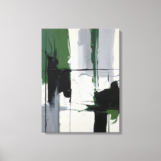 Modern Abstract Painting Canvas Print (Voorkant)
